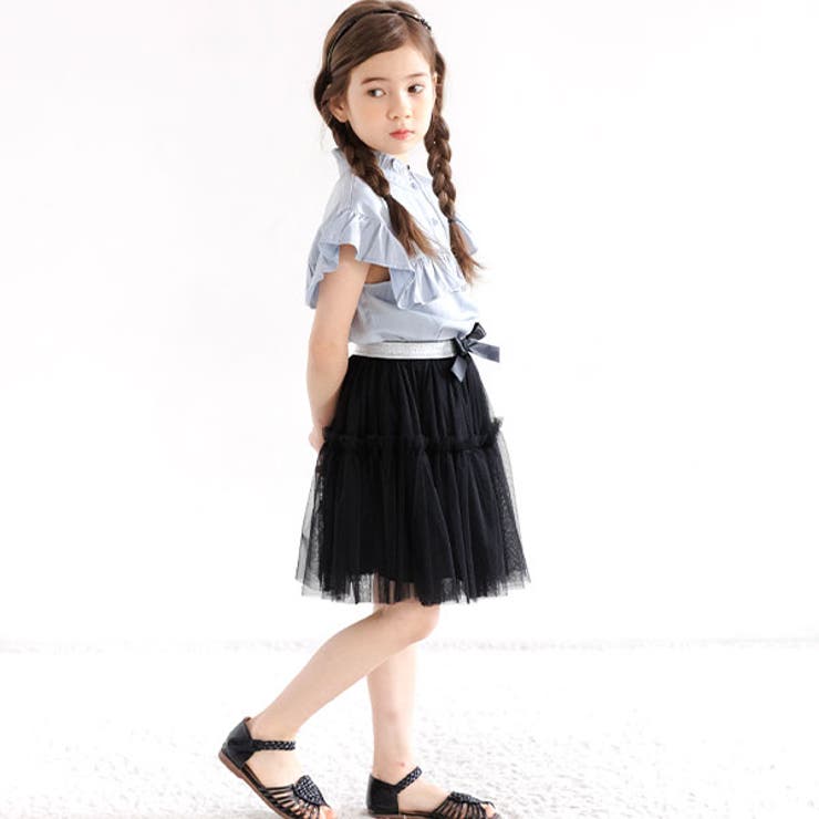 チュールスカート 子供服 キッズ 女の子 春 夏[品番：BEEK0002960]｜子供服Bee（コドモフク  ビー）のキッズファッション通販｜SHOPLIST（ショップリスト）