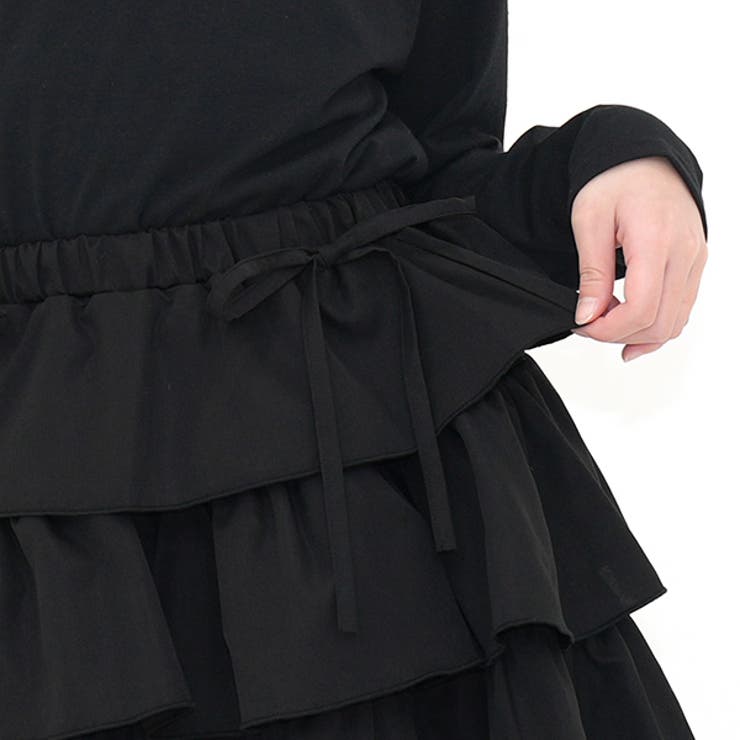 フリルスカート リボン ウエストゴム | 子供服Bee | 詳細画像8 