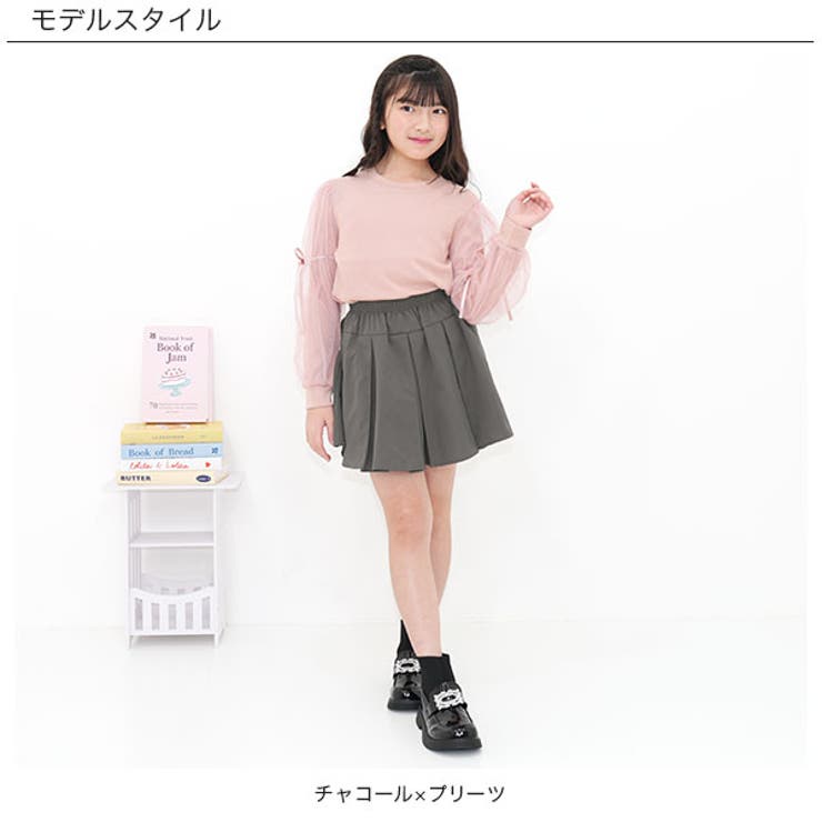 プリーツスカート 薄手 ウエストゴム | 子供服Bee | 詳細画像6 