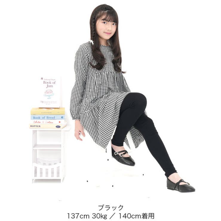 10分丈レギンス 伸縮性 無地 | 子供服Bee | 詳細画像2 