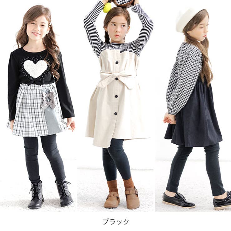 10分丈レギンス 伸縮性 無地 | 子供服Bee | 詳細画像3 