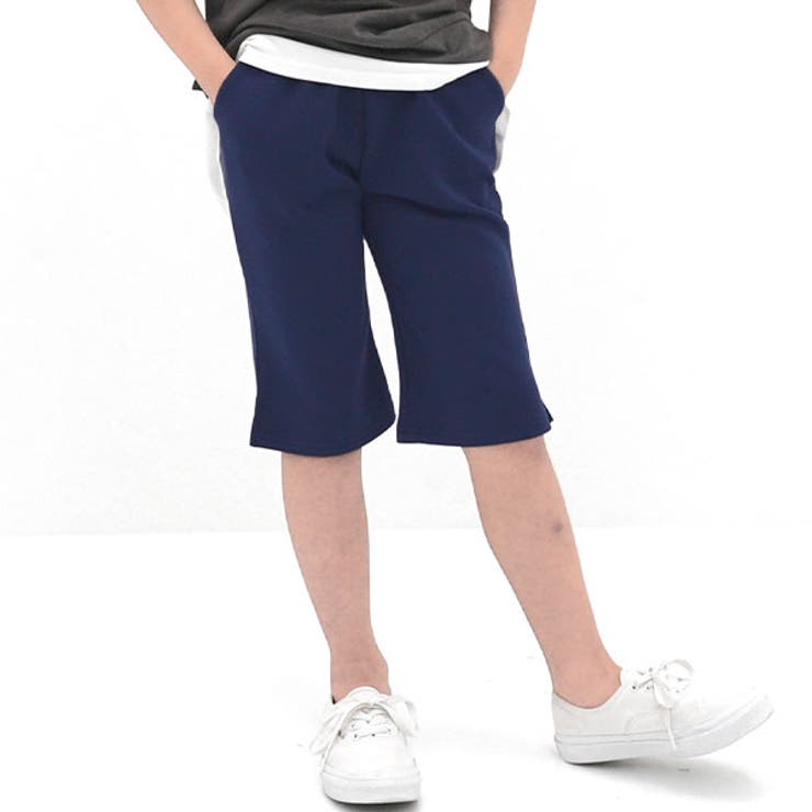 Nネイビー | ハーフパンツ 伸縮性 ストレッチ | 子供服Bee