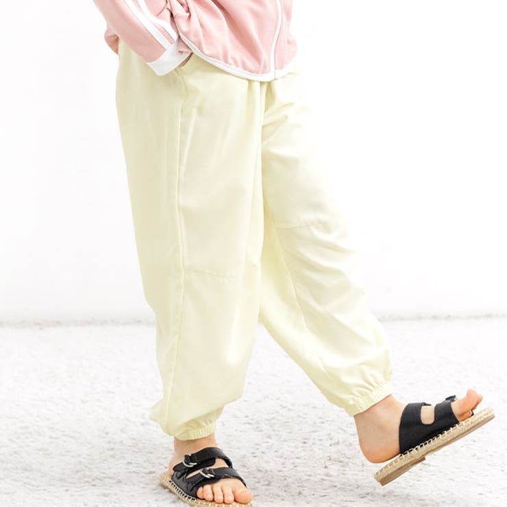 アイボリー | カーゴパンツ パラシュートパンツ ポケット | 子供服Bee