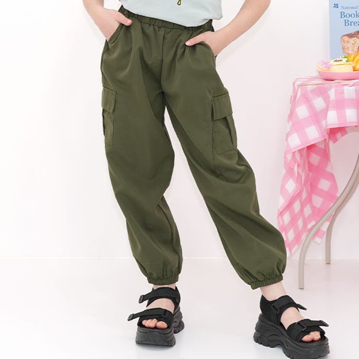 カーゴパンツ パラシュートパンツ ポケット[品番：BEEK0003359