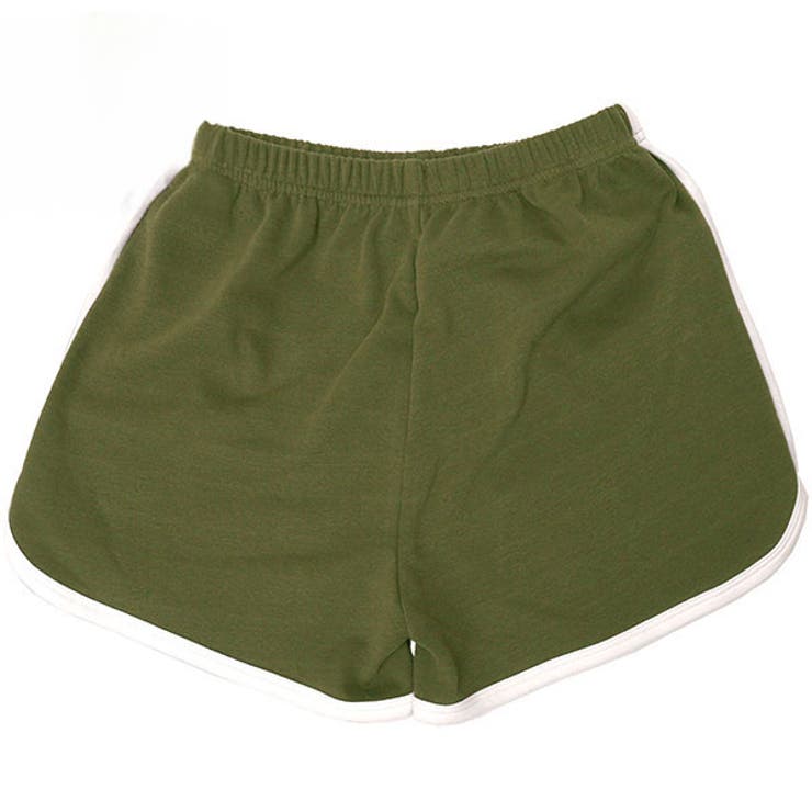 Nカーキ | ショートパンツ ライン ウエストゴム | 子供服Bee