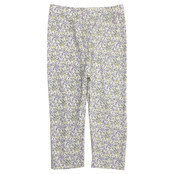 ハーフ丈白花柄 | レギンス 子供服 キッズ 女の子 春 夏 韓国子供服 | 子供服Bee