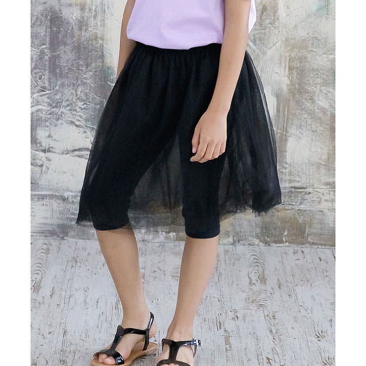 ロングブラック | レギンス付きスカート 子供服 キッズ 女の子 春 夏 秋 cle 韓国子供服 | 子供服Bee