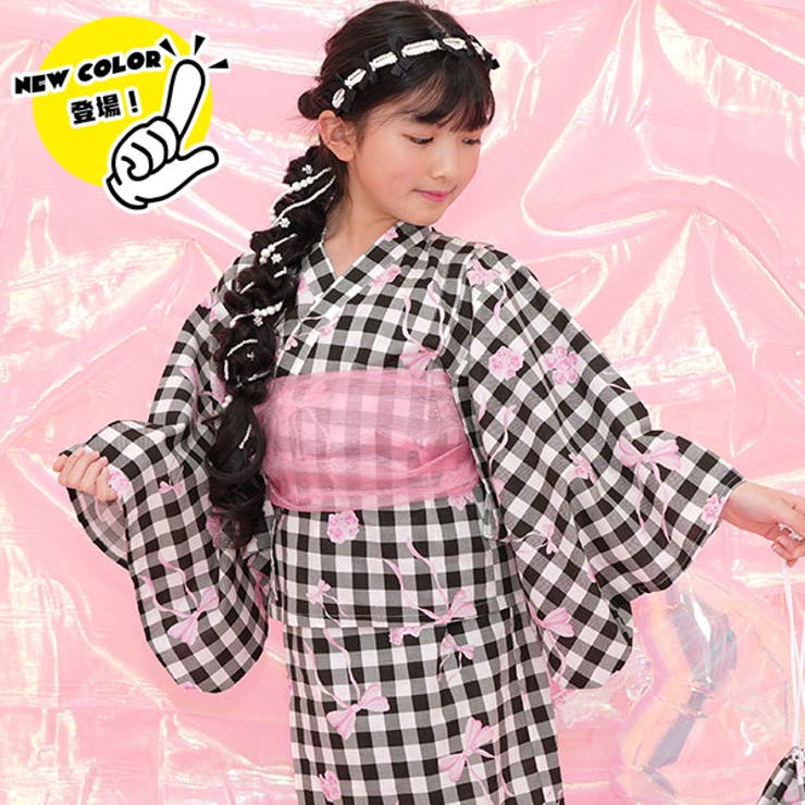 国内発送/キッズ子供浴衣セット3点花柄親子お揃い/白ピンク 楽天市場】浴衣 子供 女の子 3点セット 選べる6柄 3サイズ 110cm