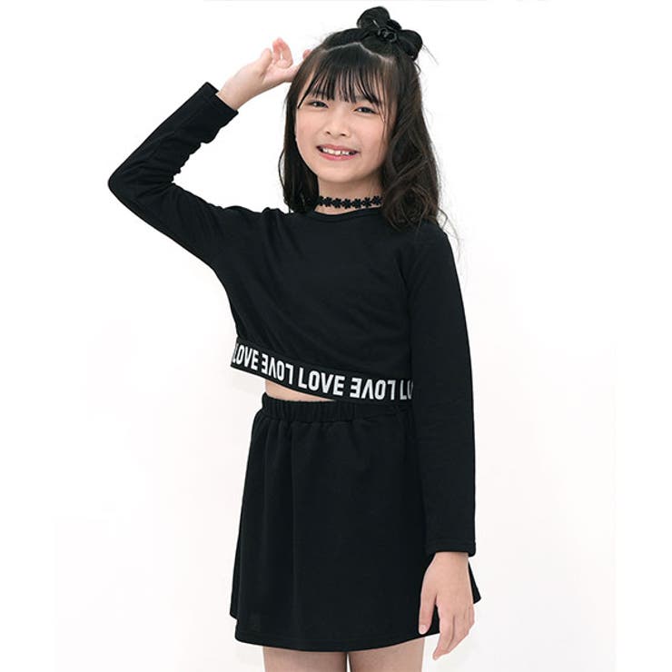セットアップ クロップド丈トップス ミニスカート[品番
