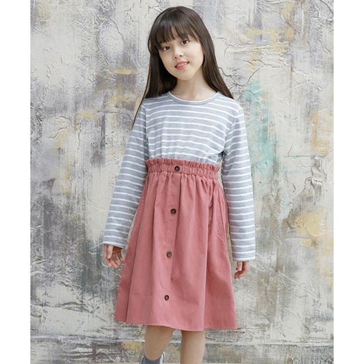 韓国子供服bee ドッキングワンピース 女の子 品番 Beek 子供服bee コドモフク ビー のキッズファッション通販 Shoplist ショップリスト