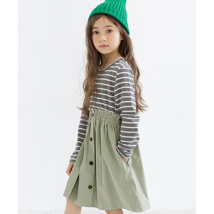 韓国子供服bee ドッキングワンピース 女の子 品番 Beek 子供服bee コドモフク ビー のキッズファッション通販 Shoplist ショップリスト