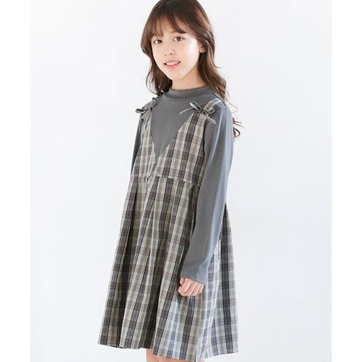 ドッキングワンピース 子供服 キッズ 女の子 秋 冬 品番 Beek 子供服bee コドモフク ビー のキッズファッション通販 Shoplist ショップリスト