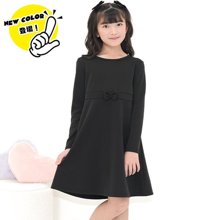 ウエストリボン×ブラック | フォーマルワンピース セレモニー 入園 | 子供服Bee