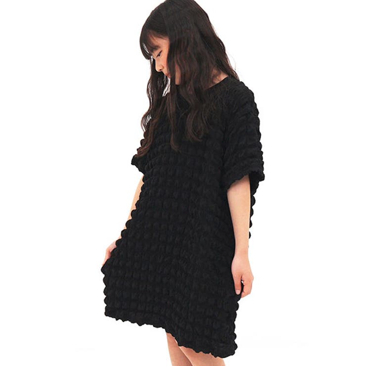 ブラック | ポップコーンワンピース 子供服 キッズ 女の子 春 夏 韓国子供服 | 子供服Bee