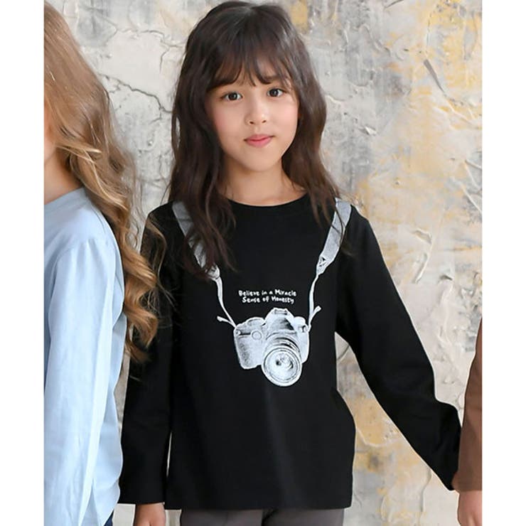 プリント長袖Tシャツ子供服 キッズ 男の子 女の子 春 秋 冬 韓国子供服