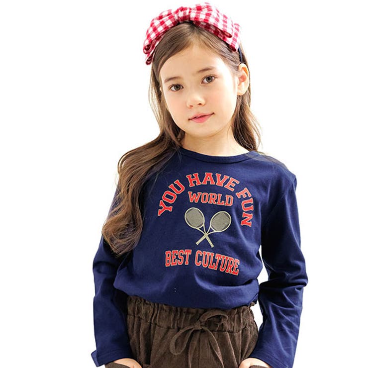 プリントTシャツ 綿100％ 長袖[品番：BEEK0001804]｜子供服Bee
