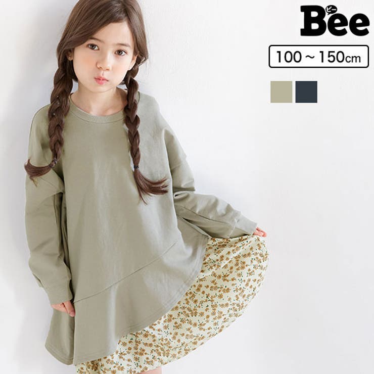 切り替え長袖ワンピース 子供服 キッズ 女の子 春 秋 冬 品番 Beek 子供服bee コドモフク ビー のキッズファッション通販 Shoplist ショップリスト