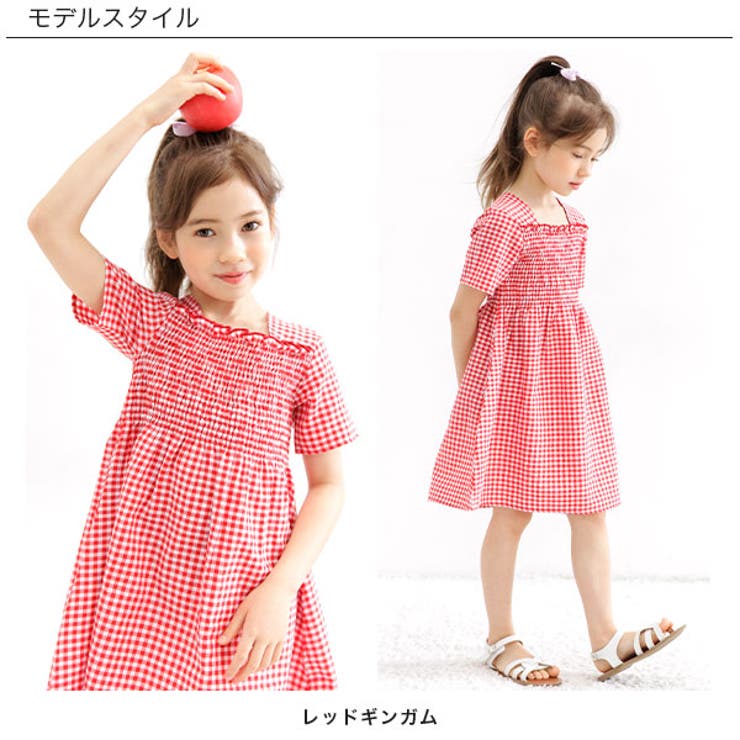 総柄ワンピース 子供服 キッズ 女の子 キッズ 春 夏 韓国子供服