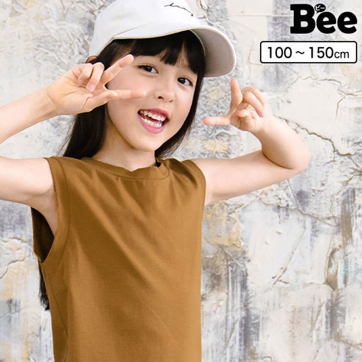 袖なしトップス ノースリーブ タンクトップ[品番：BEEK0003043]｜子供服Bee（コドモフク  ビー）のキッズファッション通販｜SHOPLIST（ショップリスト）