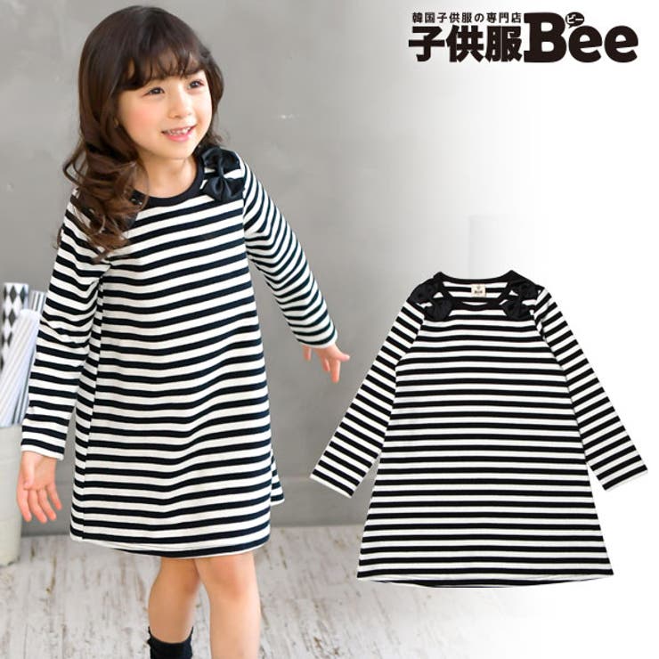 韓国子供服bee 長袖ワンピース 女の子 品番 Beek 子供服 Bee コドモフク のキッズファッション通販 Shoplist ショップリスト