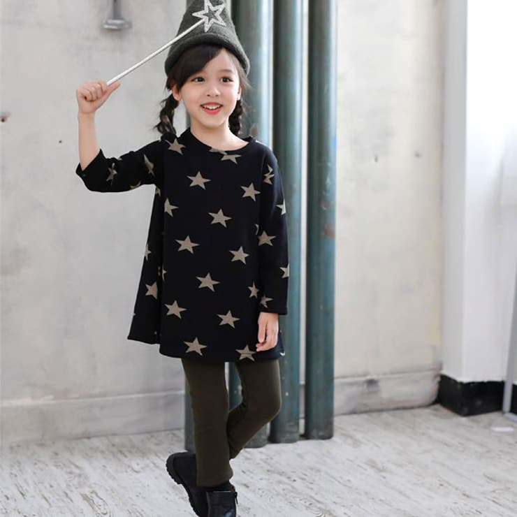 韓国子供服bee 長袖ワンピース 裏起毛 女の子 品番 Beek 子供服bee コドモフク ビー のキッズファッション通販 Shoplist ショップリスト