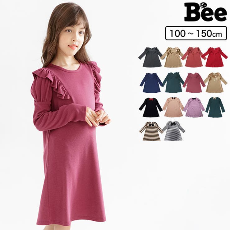 韓国子供服bee 長袖ワンピース 女の子 品番 Beek 子供服bee コドモフク ビー のキッズファッション通販 Shoplist ショップリスト