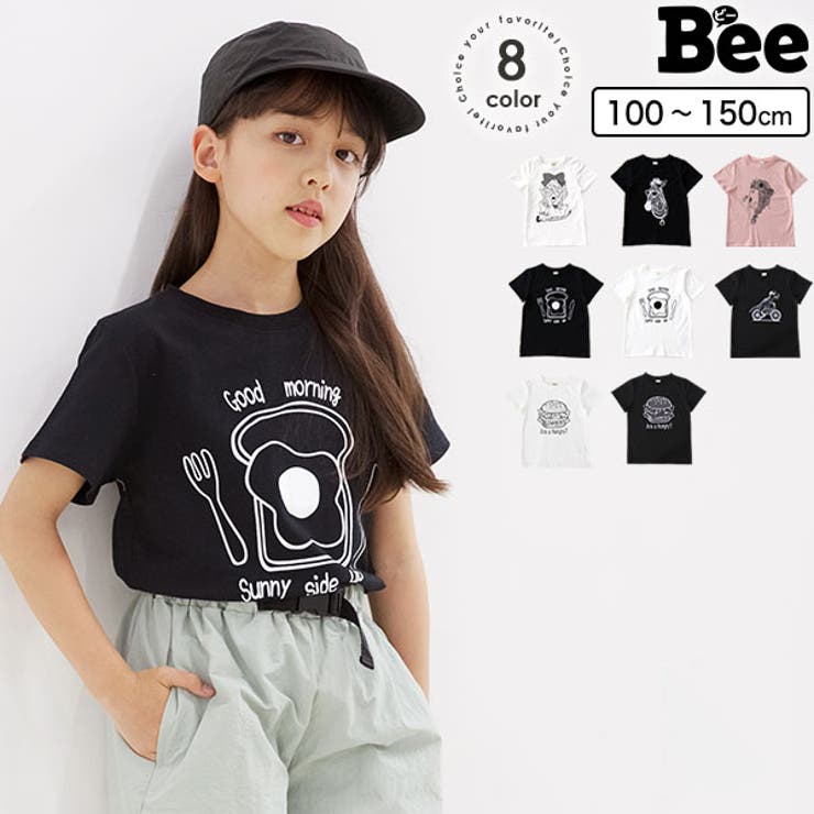 韓国子供服bee 半袖tシャツ 女の子 品番 Beek 子供服bee コドモフク ビー のキッズファッション通販 Shoplist ショップリスト
