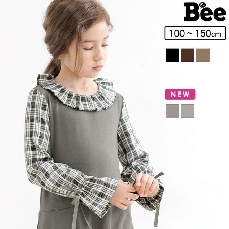 長袖ワンピース 子供服 キッズ 女の子 春 秋 冬 品番 Beek 子供服bee コドモフク ビー のキッズファッション通販 Shoplist ショップリスト