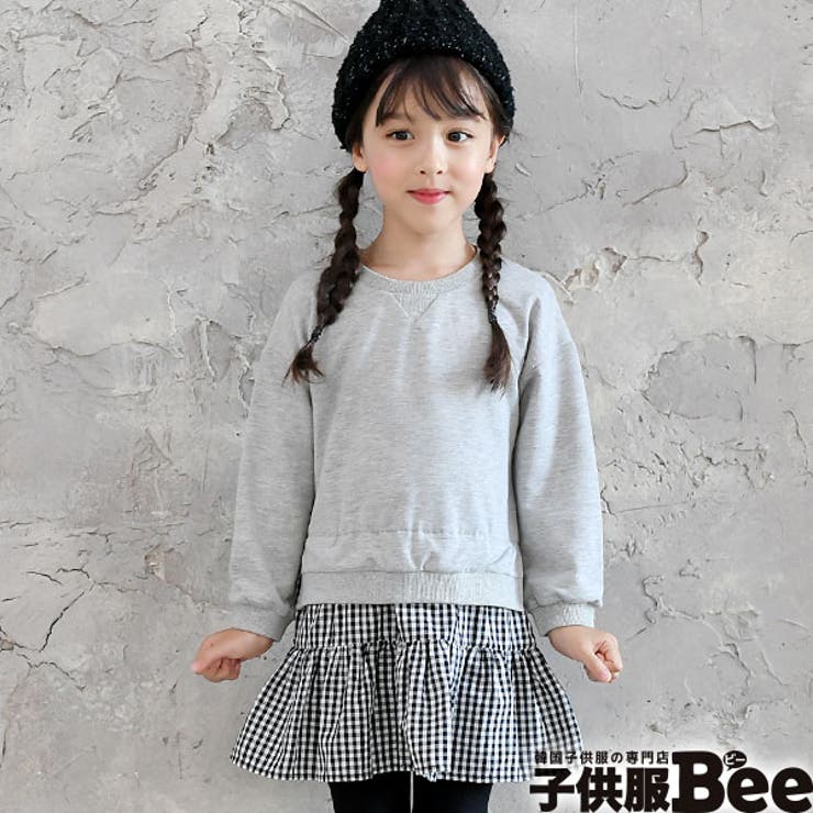 韓国子供服bee 長袖ワンピース 女の子 品番 Beek 子供服bee コドモフクビー のキッズファッション通販 Shoplist ショップリスト