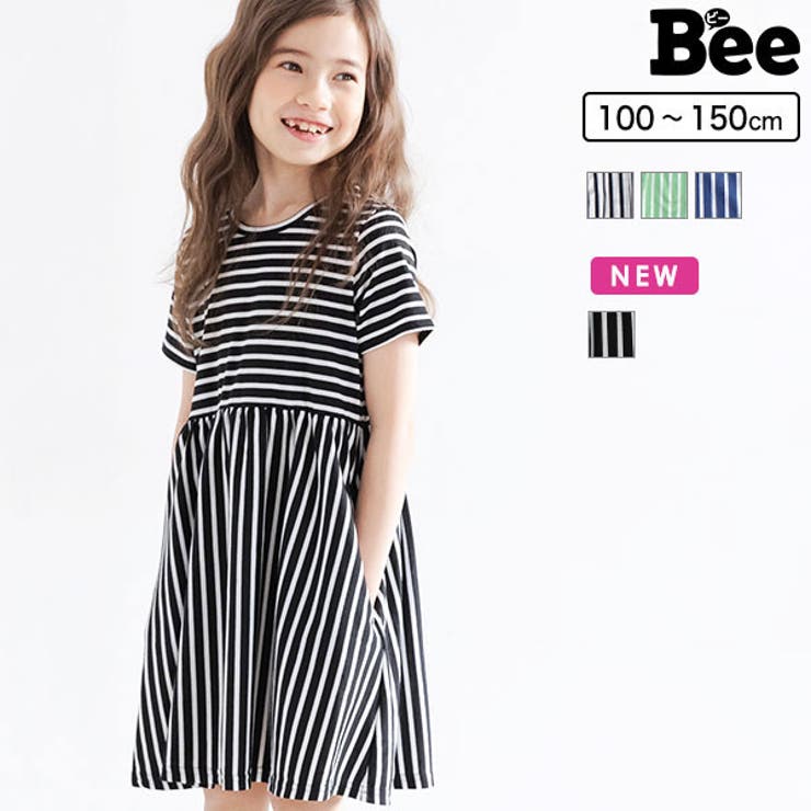 韓国子供服 Bee 半袖ワンピース 女の子 品番 Beek 子供服bee コドモフク ビー のキッズファッション通販 Shoplist ショップリスト