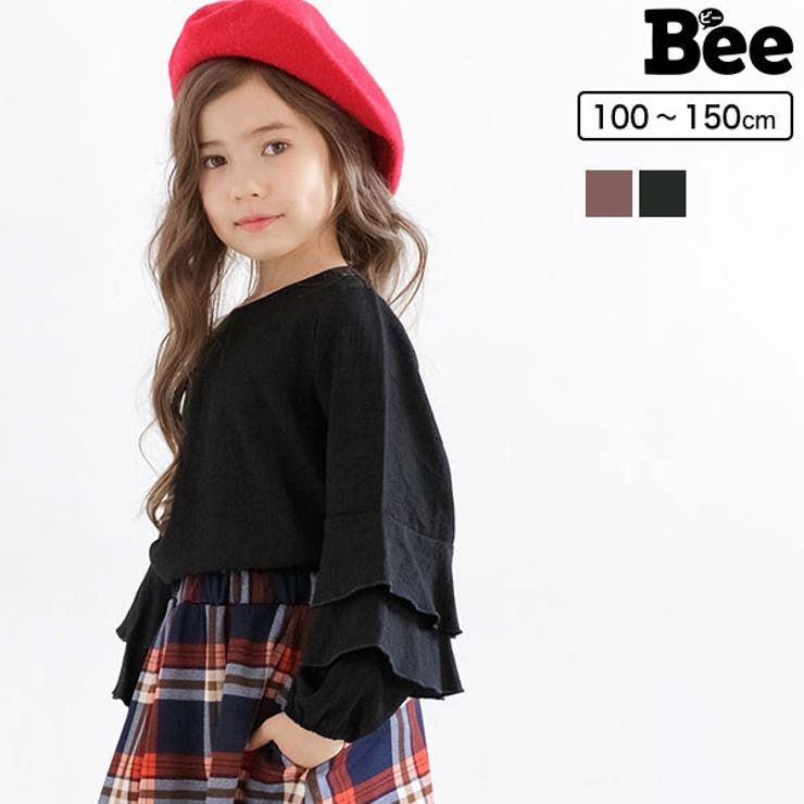 韓国子供服bee 袖フリルトップス 女の子 品番 Beek 子供服bee コドモフク ビー のキッズ ファッション通販 Shoplist ショップリスト