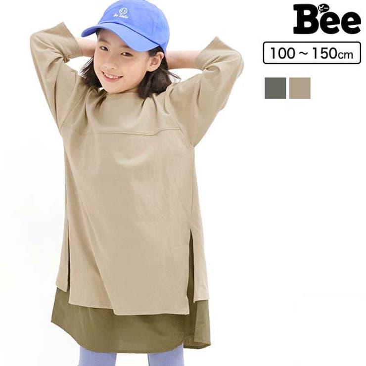 切替え長袖ワンピース 子供服 キッズ 女の子 品番 Beek 子供服bee コドモフク ビー のキッズファッション通販 Shoplist ショップリスト