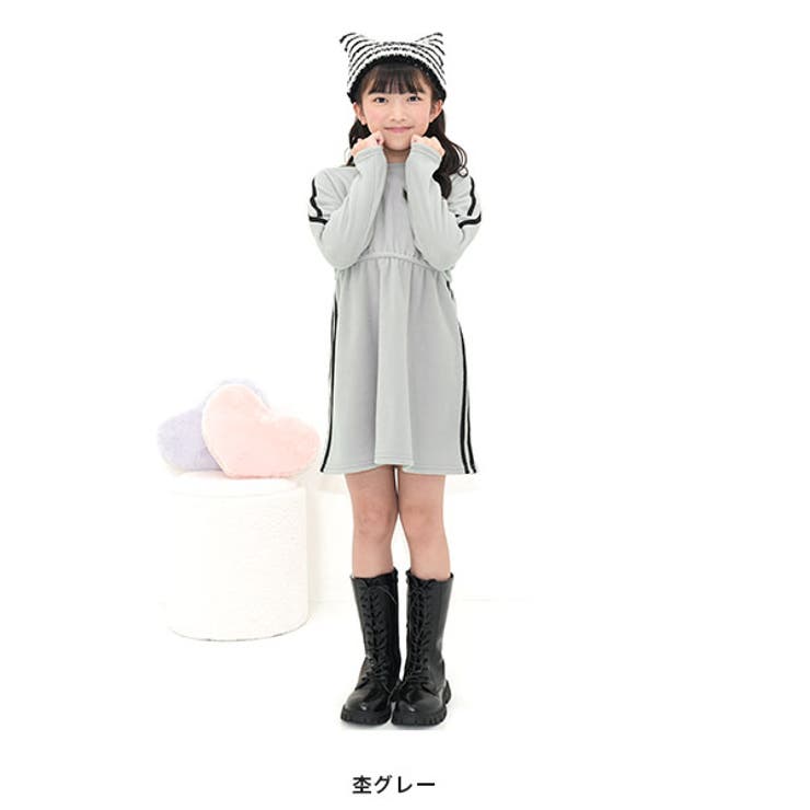 ワンピース ウエストギャザー フリース | 子供服Bee | 詳細画像3 