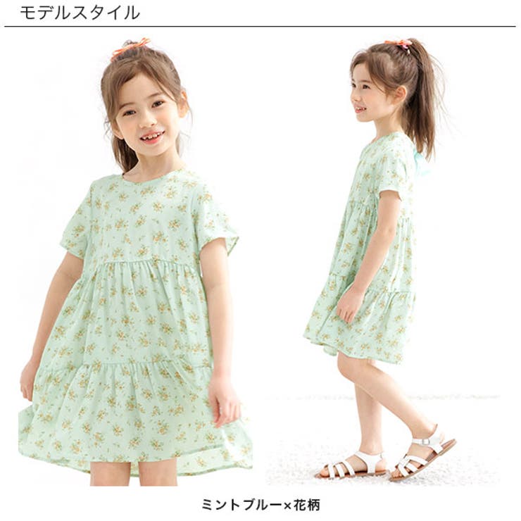 ティアードワンピース リボン 無地 | 子供服Bee | 詳細画像4 