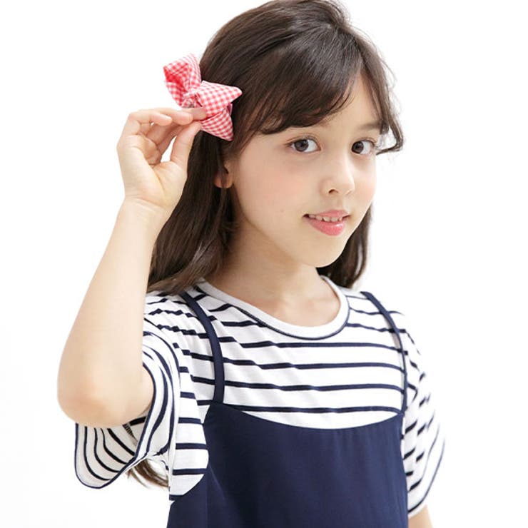 レイヤード風半袖ワンピース 子供服 キッズ | 子供服Bee | 詳細画像4 