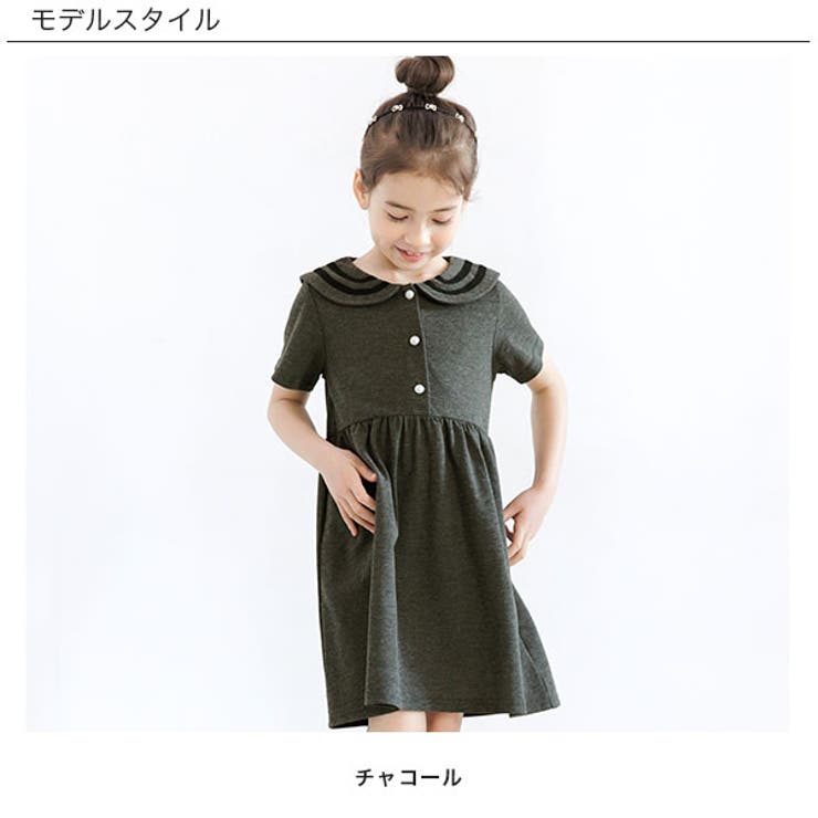 セーラーワンピース 子供服 キッズ 女の子 春 夏 韓国子供服