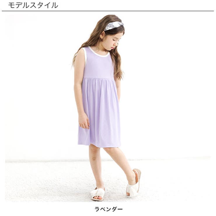 ノースリーブワンピース 子供服 キッズ 女の子 春 夏 韓国子供服 | 子供服Bee | 詳細画像3 