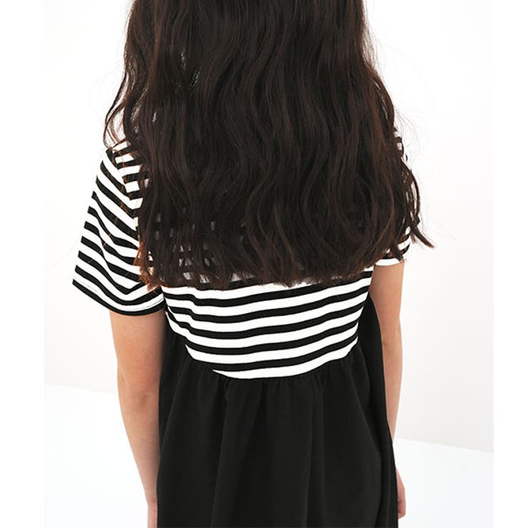 切り替えワンピース 子供服 キッズ 女の子 春 夏 韓国子供服 | 子供服Bee | 詳細画像4