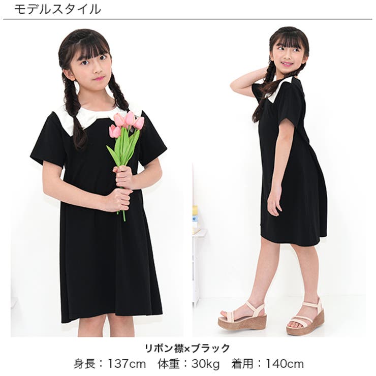 襟付きワンピース リボン フォーマル | 子供服Bee | 詳細画像2 