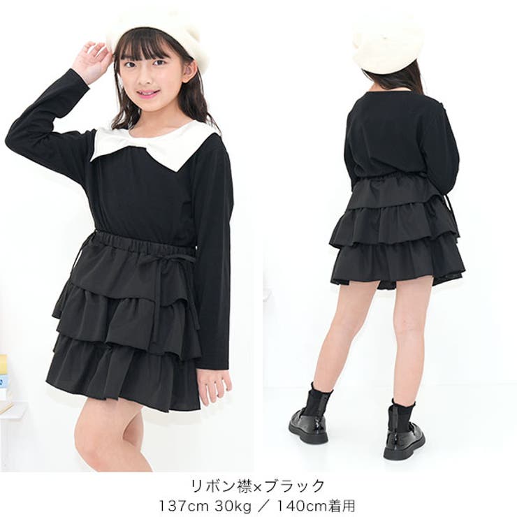 デザイン豊富な長袖トップス リボン フリル | 子供服Bee | 詳細画像14 