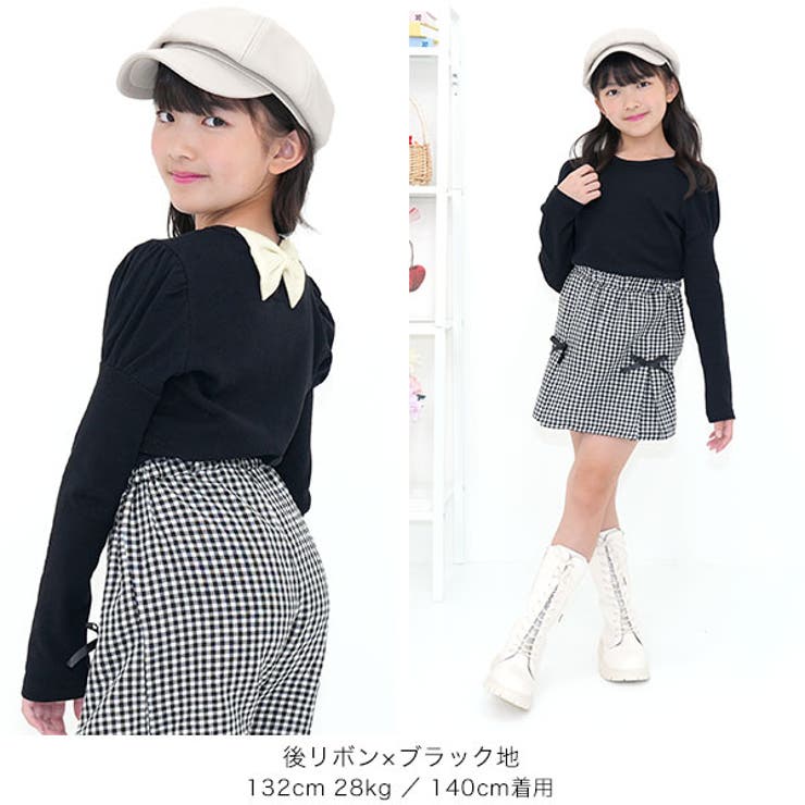 デザイン豊富な長袖トップス リボン フリル | 子供服Bee | 詳細画像3 