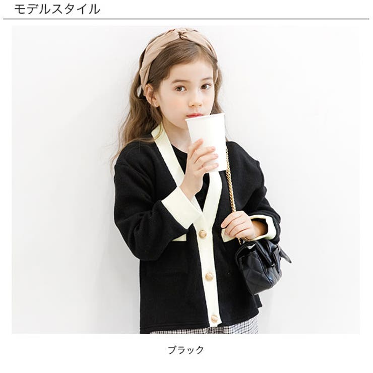 長袖カーディガン 子供服 キッズ 女の子 春 秋 冬 韓国子供服 cle[品番：BEEK0002938]｜子供服Bee（コドモフク  ビー）のキッズファッション通販｜SHOPLIST（ショップリスト）