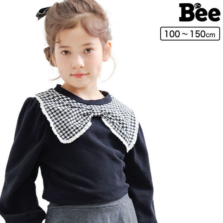 襟付きトップス 子供服 キッズ 女の子 春 秋 冬 韓国子供服[品番：BEEK0003165]｜子供服Bee（コドモフク ビー）のキッズ ファッション通販｜SHOPLIST（ショップリスト）