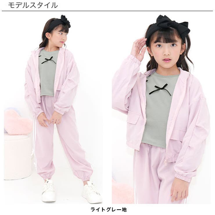 クロップド丈トップス フリース リボン | 子供服Bee | 詳細画像11 
