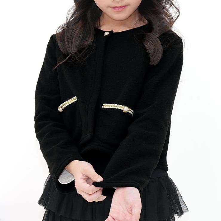 ノーカラージャケット ポケット フォーマル | 子供服Bee | 詳細画像8 