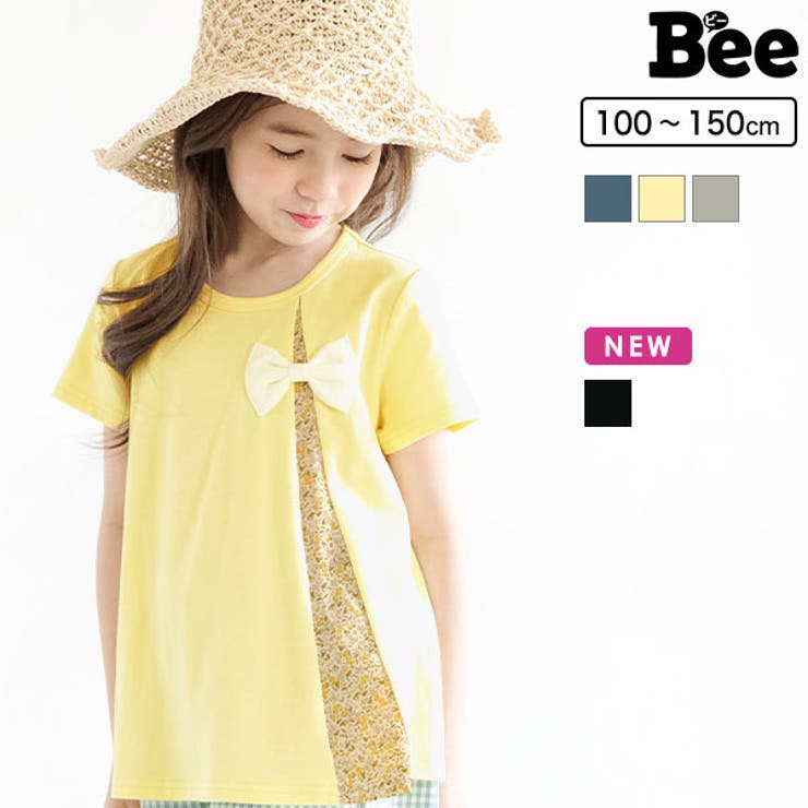 リボントップス 子供服 キッズ 女の子 春 夏 秋  韓国子供服 | 子供服Bee | 詳細画像1 