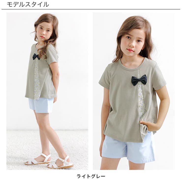 リボントップス 子供服 キッズ 女の子 春 夏 秋  韓国子供服 | 子供服Bee | 詳細画像2 