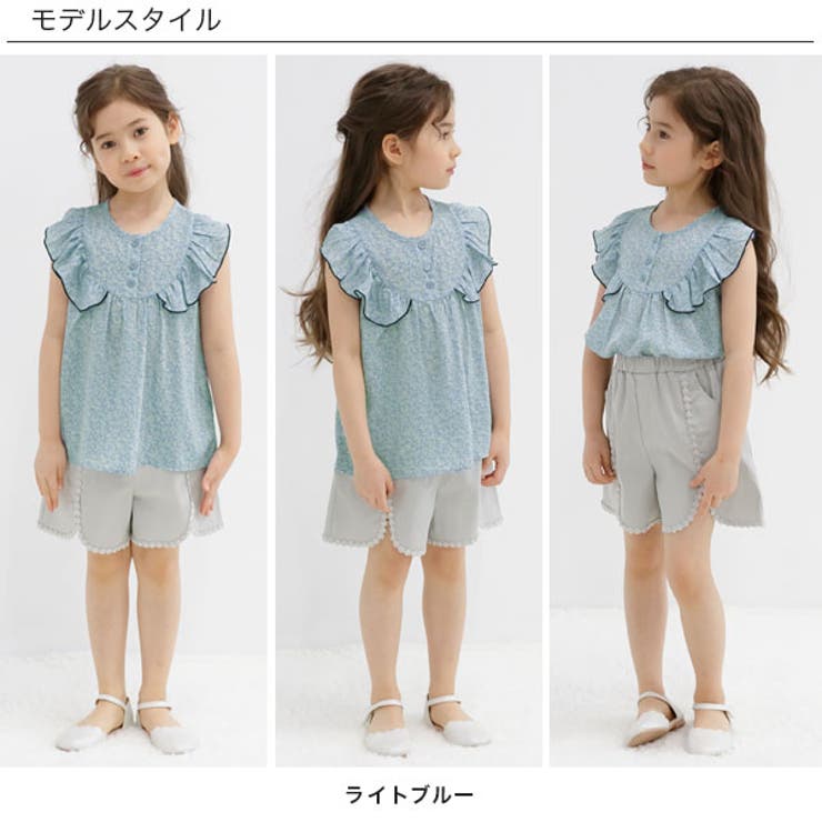 ノースリーブブラウス 子供服 キッズ 女の子 春 夏 韓国子供服 cle