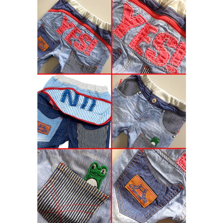 Helloカエル キッズ デニム | 子供服バナナ小僧  | 詳細画像3 