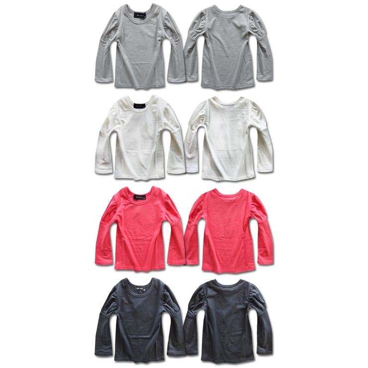 無地 パフスリーブ キッズ | 子供服バナナ小僧  | 詳細画像2 